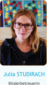 Julia STUDIRACH Kinderbetreuerin